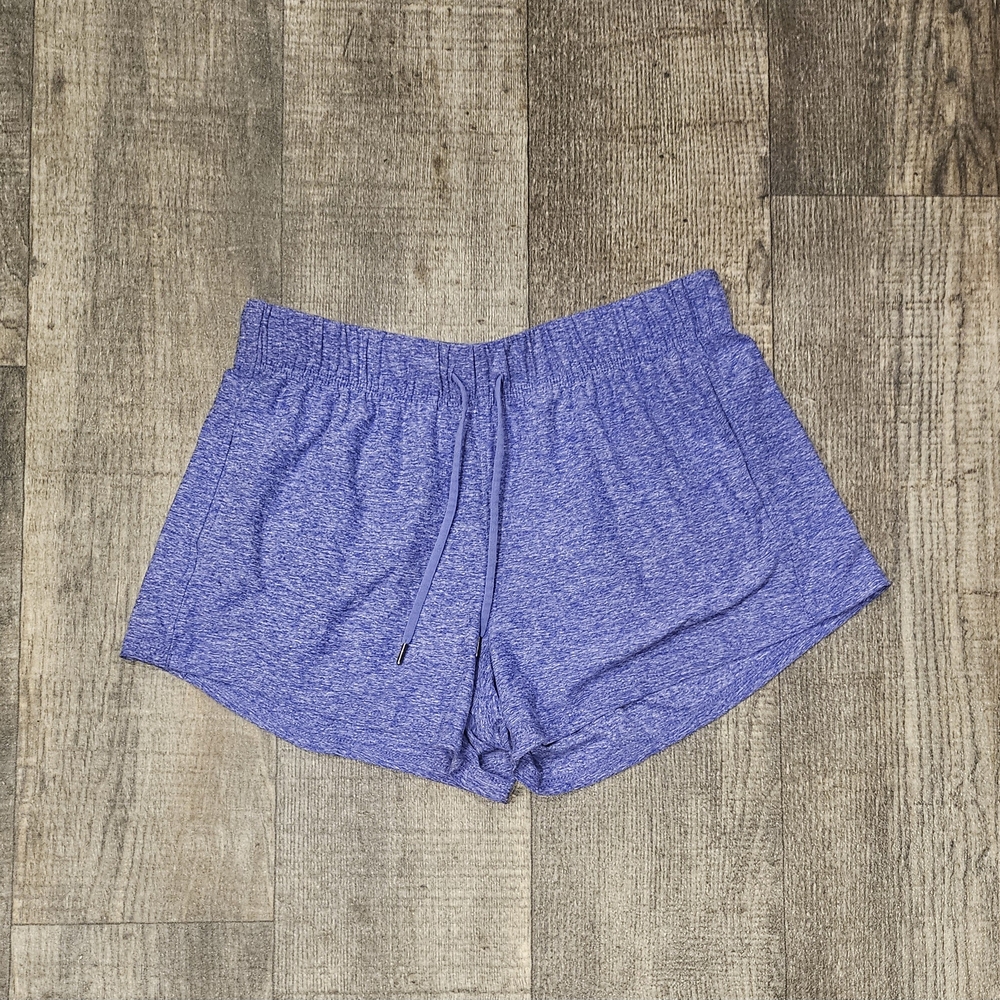 Athletic Works Blue Athletic Shorts Lightweight Elastic Waist